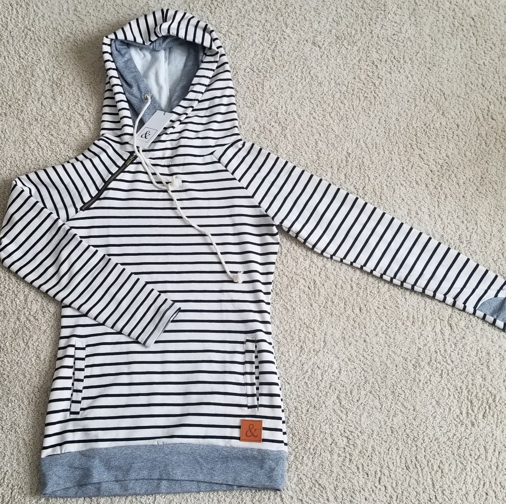 Ampersand Avenue Double Hooded Sweatshirt